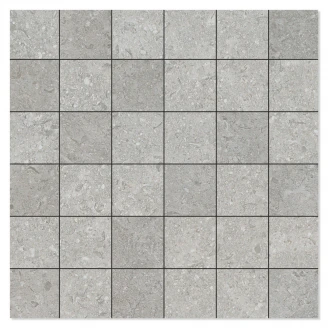 Mosaik Klinker Semproniano Grå Matt 30x30 (5x5) cm